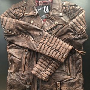 Master Supply Co. Belvedere Rust Leather Jacket